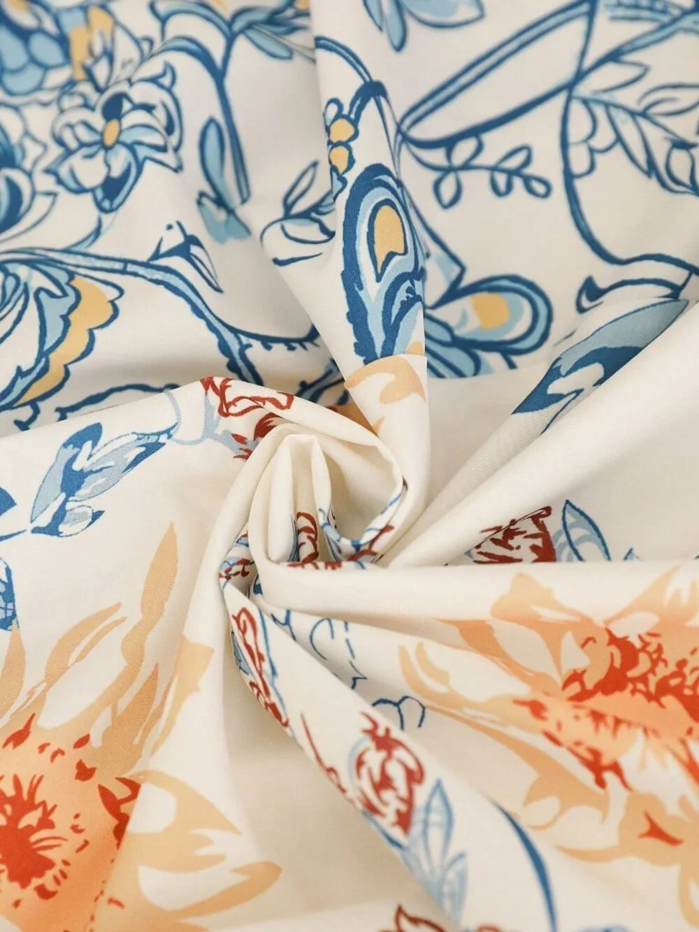 Multicolor Casual Women's Sleeveless Floral Print Elegant Summer Dress - Picture 7 of 7